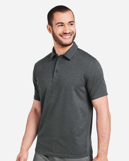 Glyder Men's Fairway Marbled Jersey Polo MDP1799 #colormdl_Carbon