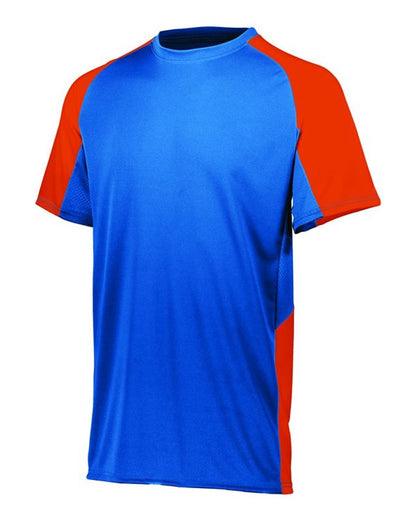 Augusta Sportswear Youth Cutter Jersey 1518 #color_Royal/ Orange