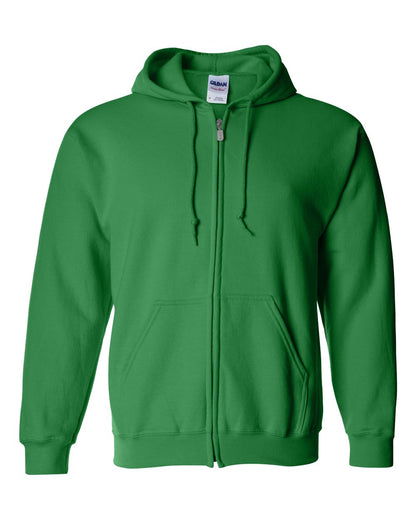 Gildan Unisex Heavy Blend™ Full-Zip Hooded Sweatshirt 18600 #color_Irish Green