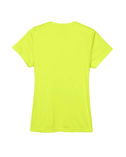 UltraClub Women's Cool & Dry Sport Performance Interlock T-shirt 8420L #color_Bright Yellow