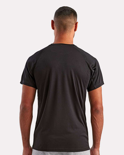 TriDri Unisex Panelled Tech T-Shirt TD011 #colormdl_Black