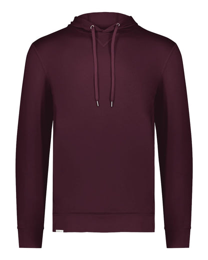 Holloway Youth Eco Revive™ Ventura Soft Knit Hooded Sweatshirt 222698 #color_Maroon