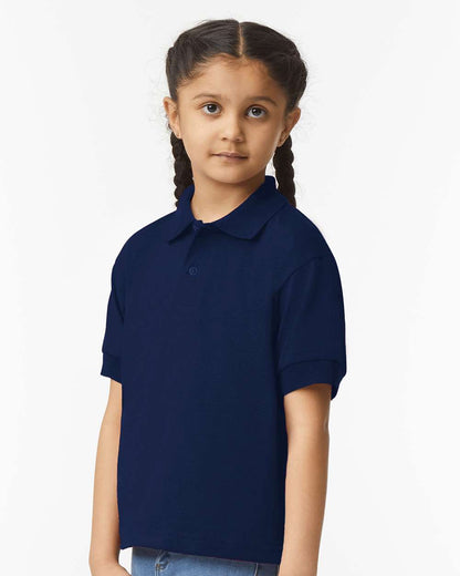 Gildan Youth DryBlend® Jersey Polo 8800B #colormdl_Navy