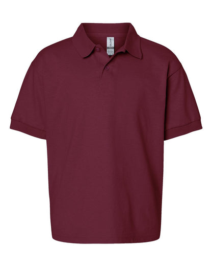 Gildan Youth DryBlend® Jersey Polo 8800B #color_Maroon