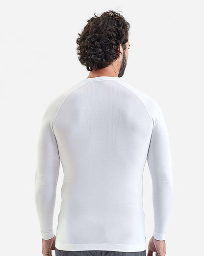 Onna Men's Unstoppable Fresh Long Sleeve Underscrub Base Layer NN270 #colormdl_White