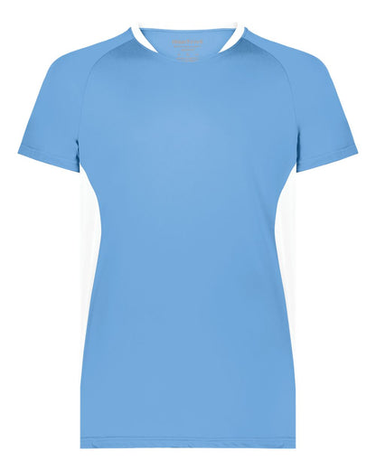 Augusta Sportswear Unisex Octane Soccer Jersey 322240 #color_Columbia Blue/ White