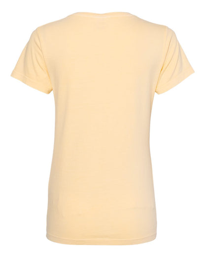 Comfort Colors Garment-Dyed Women’s Midweight V-Neck T-Shirt 3199 #color_Butter