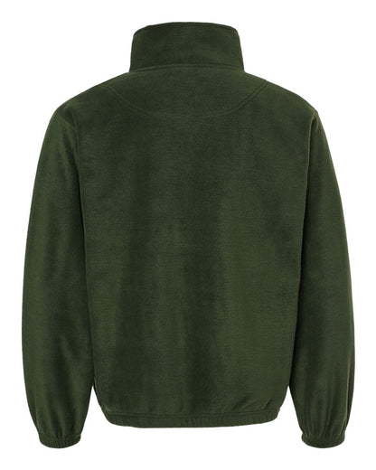 Burnside Polar Fleece Quarter-Zip Pullover 3052 #color_Army