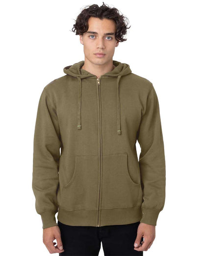 econscious Unisex Heritage Full-Zip Hooded Sweatshirt EC5650 #colormdl_Jungle