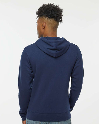 J. America Unisex BTB Fleece Hooded Sweatshirt 8720 #colormdl_True Navy