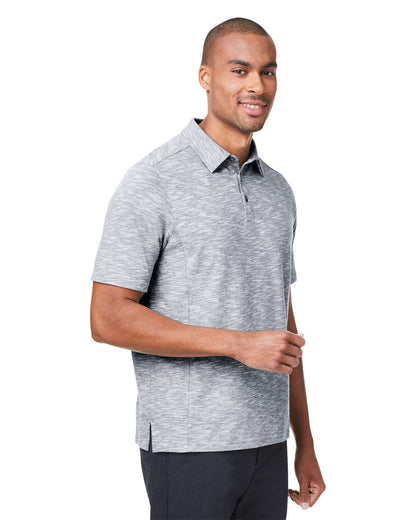 North End Men's Eclipse Jacquard Polo NE115 #colormdl_Black Heather