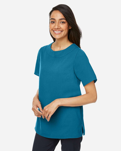 Devon & Jones Women's Perfect Fit™ Boat Neck Blouse DP613W #colormdl_Dark Teal