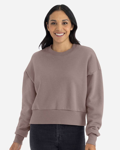 Next Level Women's Heavyweight Crewneck Sweatshirt 9087 #colormdl_Shiitake