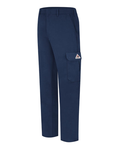 Bulwark Men's Cargo Pocket Work Pants - ComforTouch PLC2 #color_Navy - 32I