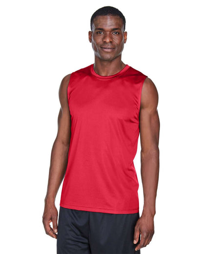 Team 365 Men's Zone Performance Muscle T-Shirt TT11M #colormdl_Sport Red