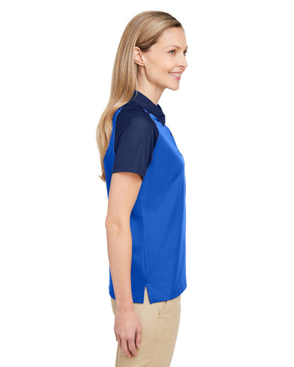 Team 365 Ladies' Command Snag-Protection Colorblock Polo TT21CW #color_SP ROYL / S DK NV