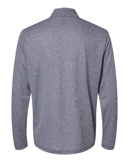 Adidas Men's Space Dyed Quarter-Zip Pullover A593 #color_Collegiate Navy Melange
