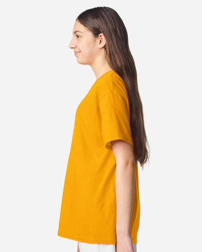 Gildan Youth Light Cotton T-Shirt 3000B #colormdl_Gold