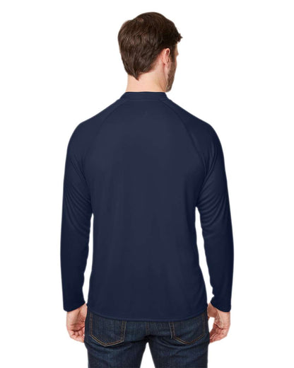 CORE365 Unisex Ultra UVP™ Marina Raglan Long Sleeve T-Shirt CE110 #colormdl_Classic Navy