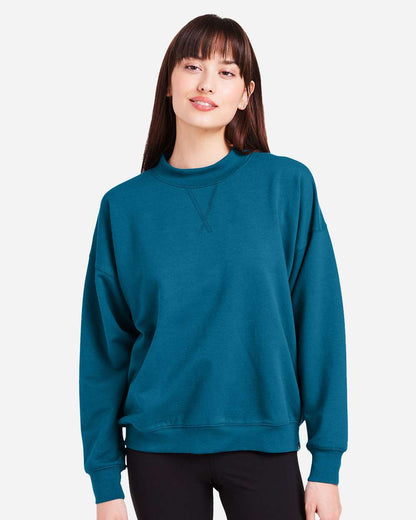 Glyder Women's Vintage Oversized Pullover Sweatshirt PDP6789 #colormdl_Moroccan Blue