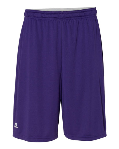 Russell Athletic Youth Essential 7" Shorts with Pockets TS7X2B #color_Purple