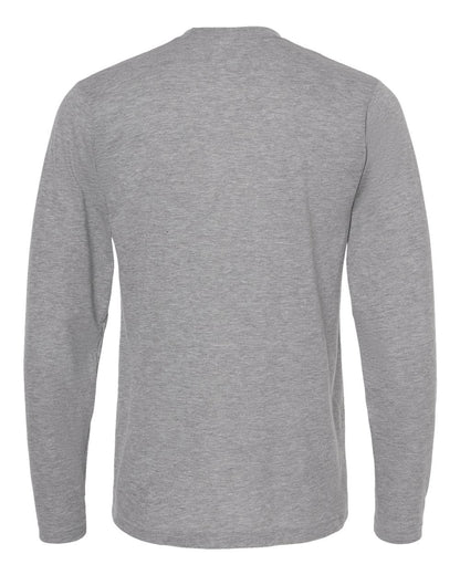 Tultex Poly-Rich Long Sleeve T-Shirt 242 #color_Heather Grey