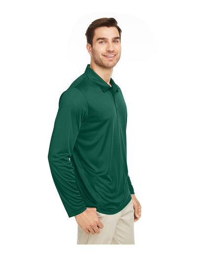 Team 365 Men's Zone Performance Long Sleeve Polo TT51L #colormdl_Sport Forest