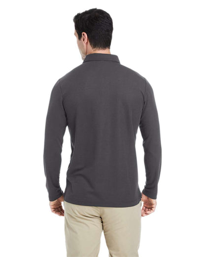 CORE365 Men's Fusion ChromaSoft™ Long Sleeve Pique Polo CE112L #colormdl_Carbon