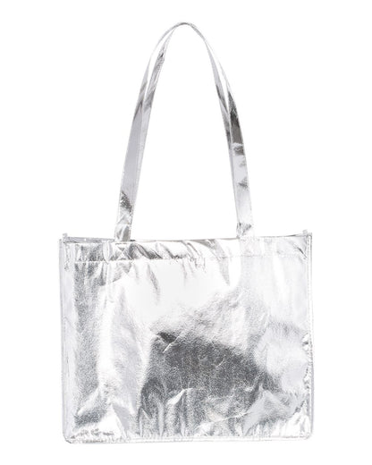 Liberty Bags Metallic Large Tote A134M #color_Metallic Silver