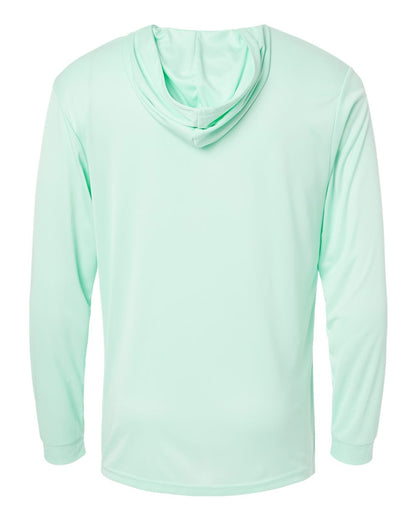 Paragon Unisex Bahama Performance Hooded Long Sleeve T-Shirt 220 #color_Mint Green