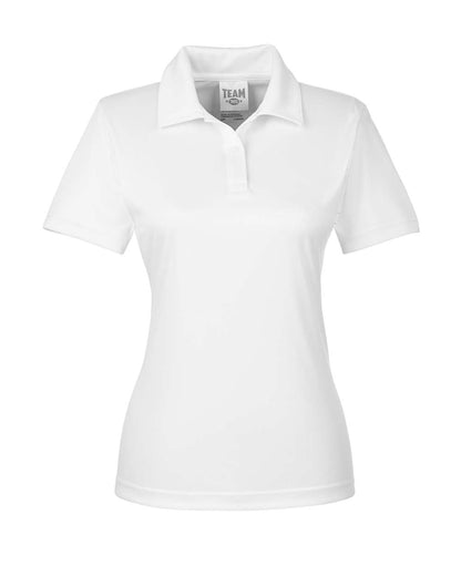 Team 365 Women's Zone Performance Polo TT51W #color_White