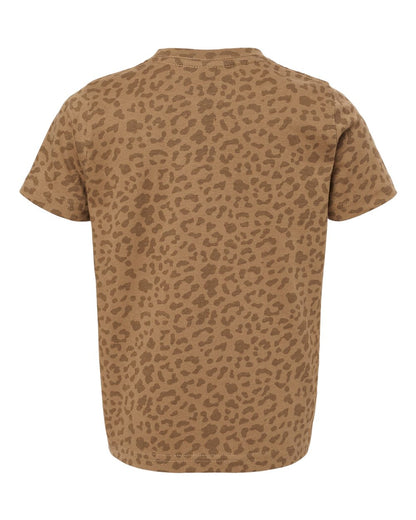 Rabbit Skins Toddler Fine Jersey Tee 3321 #color_Brown Leopard