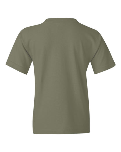 Gildan Youth Heavy Cotton™ T-Shirt 5000B #color_Military Green