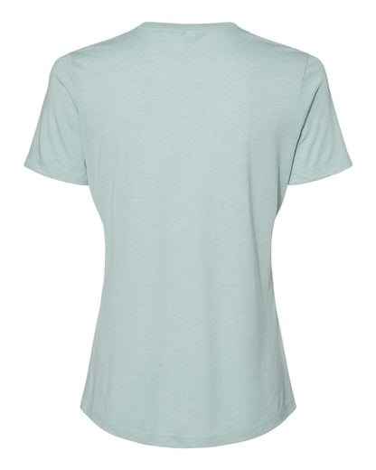 BELLA + CANVAS Women’s Relaxed Fit Triblend Tee 6413 #color_Dusty Blue Triblend