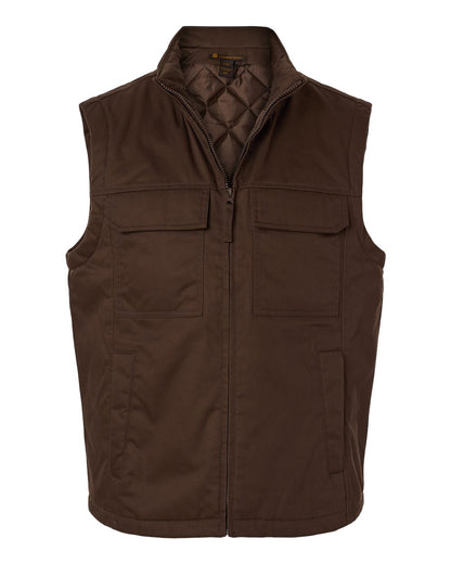 Harriton Unisex ClimaBloc® Station Vest M723 #color_Dark Mocha