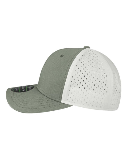 LEGACY Reclaim Mid-Pro Adjustable Cap REMPA #color_Eco Dark Grey/ White