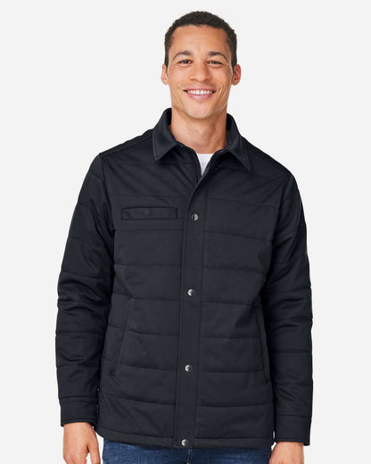 Harriton Unisex Guardian Soft Shell Chore Coat M821 #colormdl_Black