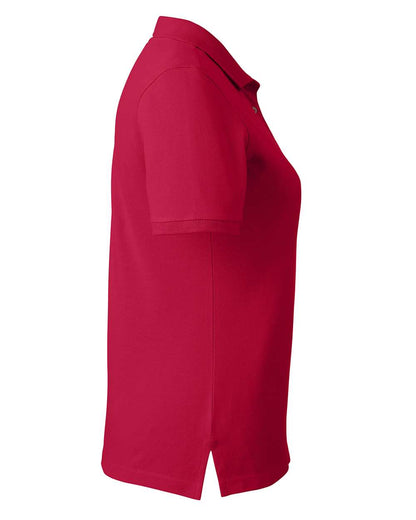 Harriton Women's Cotton Polo M200W #color_Red