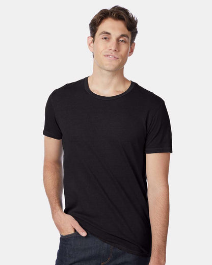 Alternative Heritage Garment Dyed Distressed Tee 4850 #colormdl_Smoke Reactive