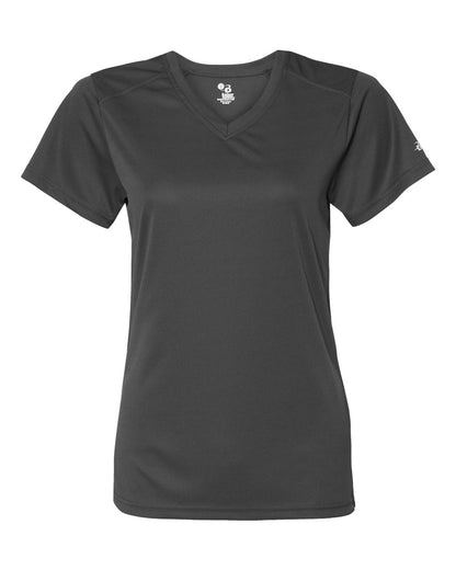 Badger Women’s B-Core V-Neck T-Shirt 4162 #color_Graphite