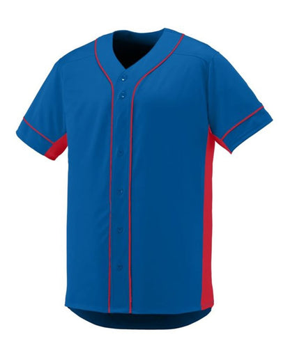 Augusta Sportswear Youth Slugger Jersey 1661 #color_Royal/ Red