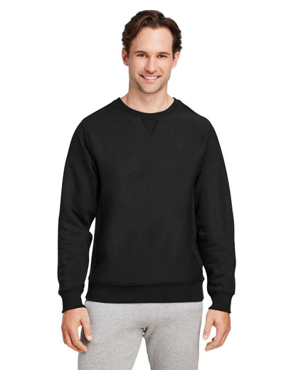 Team 365 Unisex Zone HydroSport™ Heavyweight Crewneck Sweatshirt TT98 #colormdl_Black