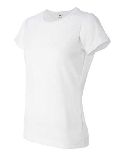 SubliVie Women's Polyester Sublimation Tee 1510 #color_White