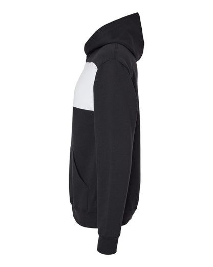 JERZEES Unisex Nublend® Billboard Hooded Sweatshirt 98CR #color_Black Ink/ White