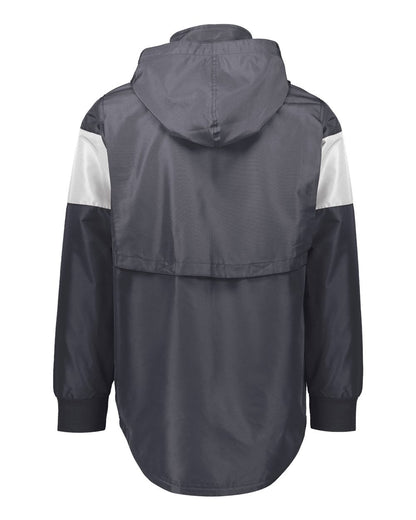 Holloway Men's Potomac Hooded Jacket 229527 #color_Carbon/ White