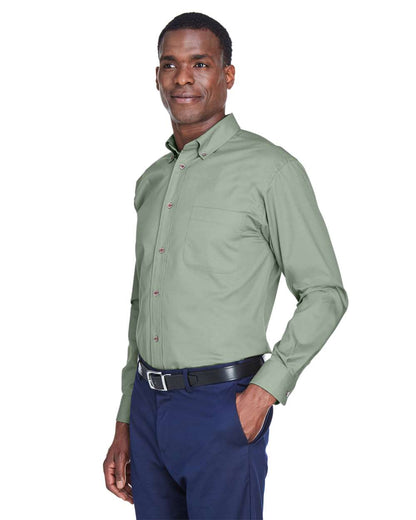 Harriton Men's Easy Blend™ Twill Shirt M500 #colormdl_Dill