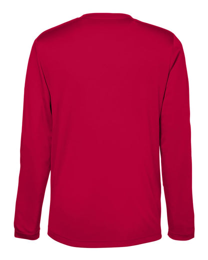 CORE365 Unisex Capital Long Sleeve Performance T-Shirt CE10L #color_Classic Red