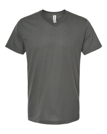 Tultex Poly-Rich V-Neck T-Shirt 207 #color_Charcoal