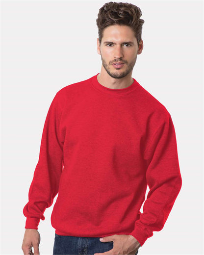 Bayside USA-Made Crewneck Sweatshirt 1102 #colormdl_Red