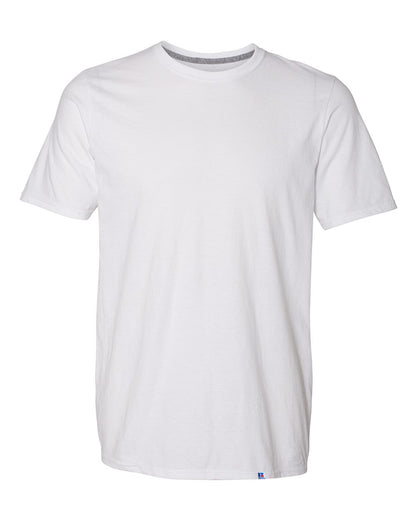 Russell Athletic Unisex Dri Power® CVC Performance T-Shirt 64STTM #color_White
